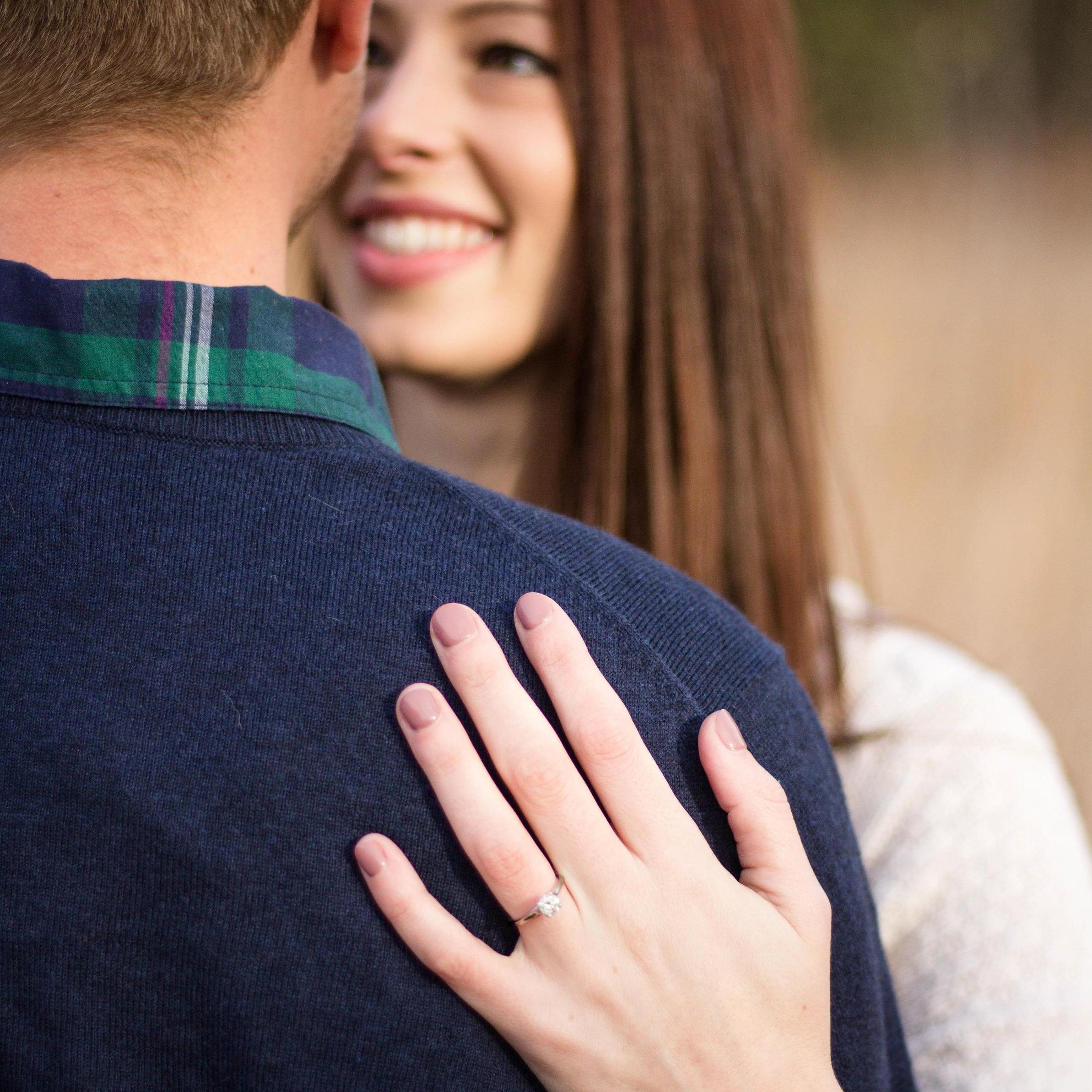 Andrew picked out the most BEAUTIFUL ring!