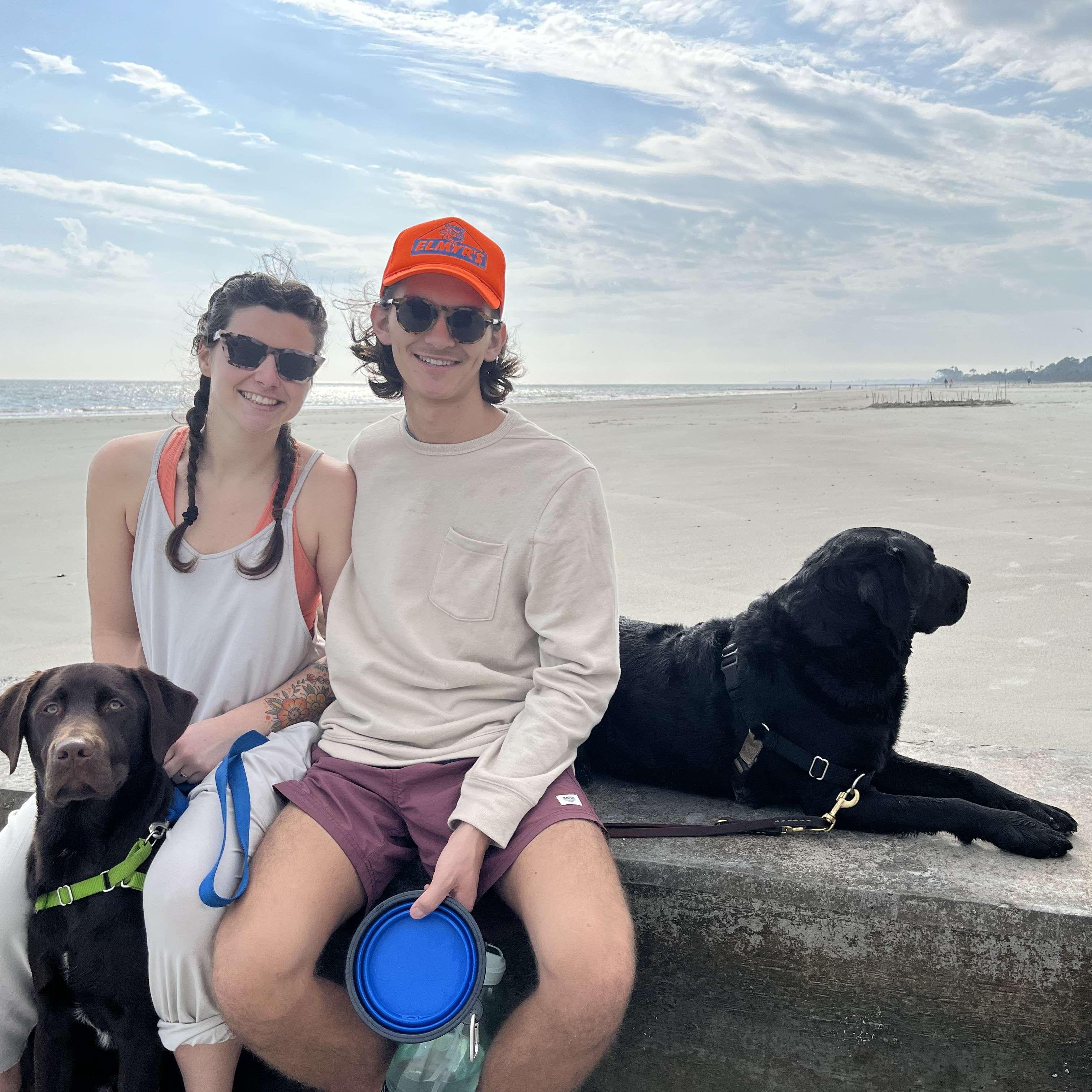 Camping on the beach at Hunting Island 2021