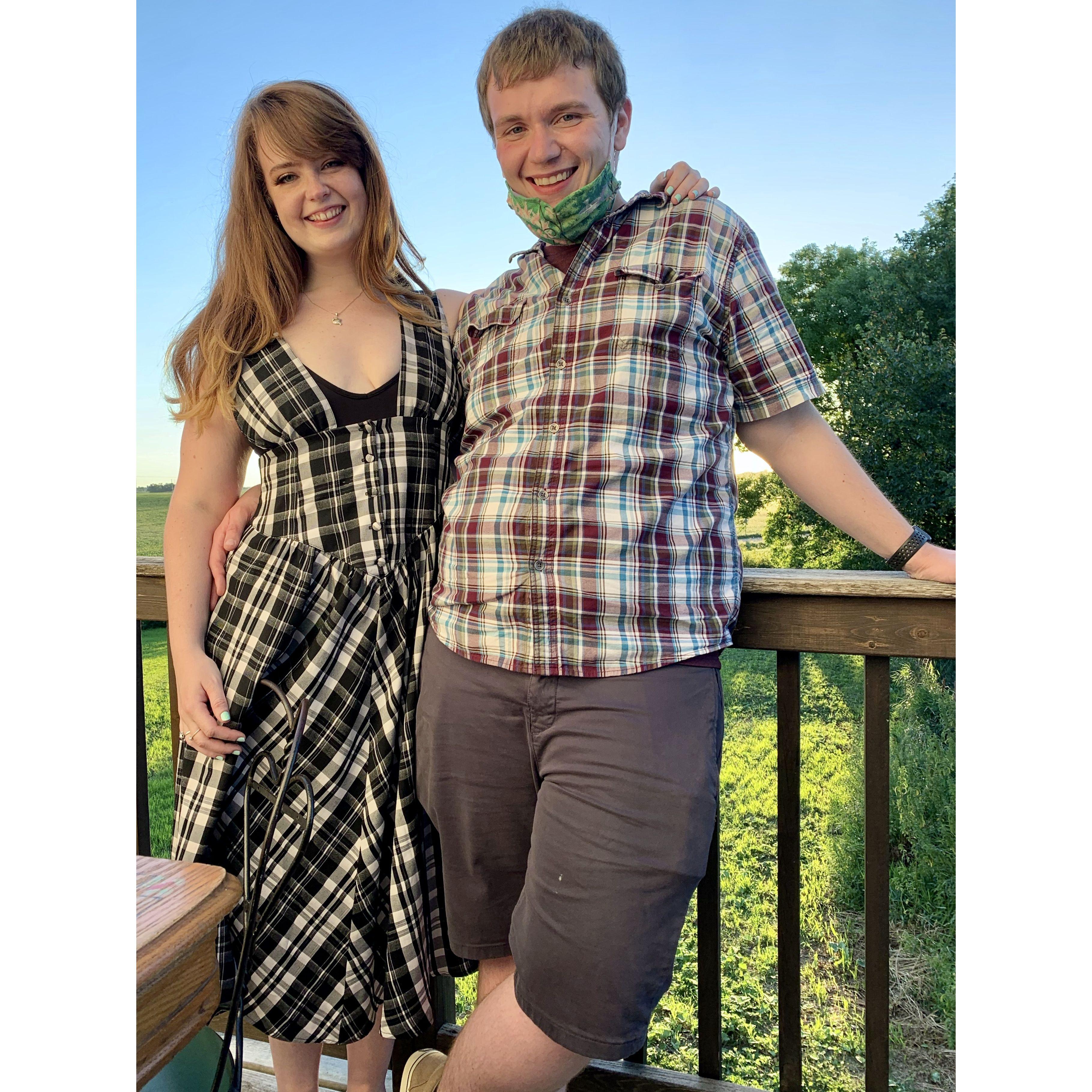 Emma & Aaron's wedding, 2020