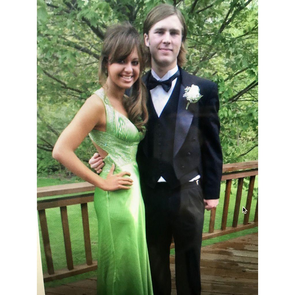 Set up by friends for a high school prom date...