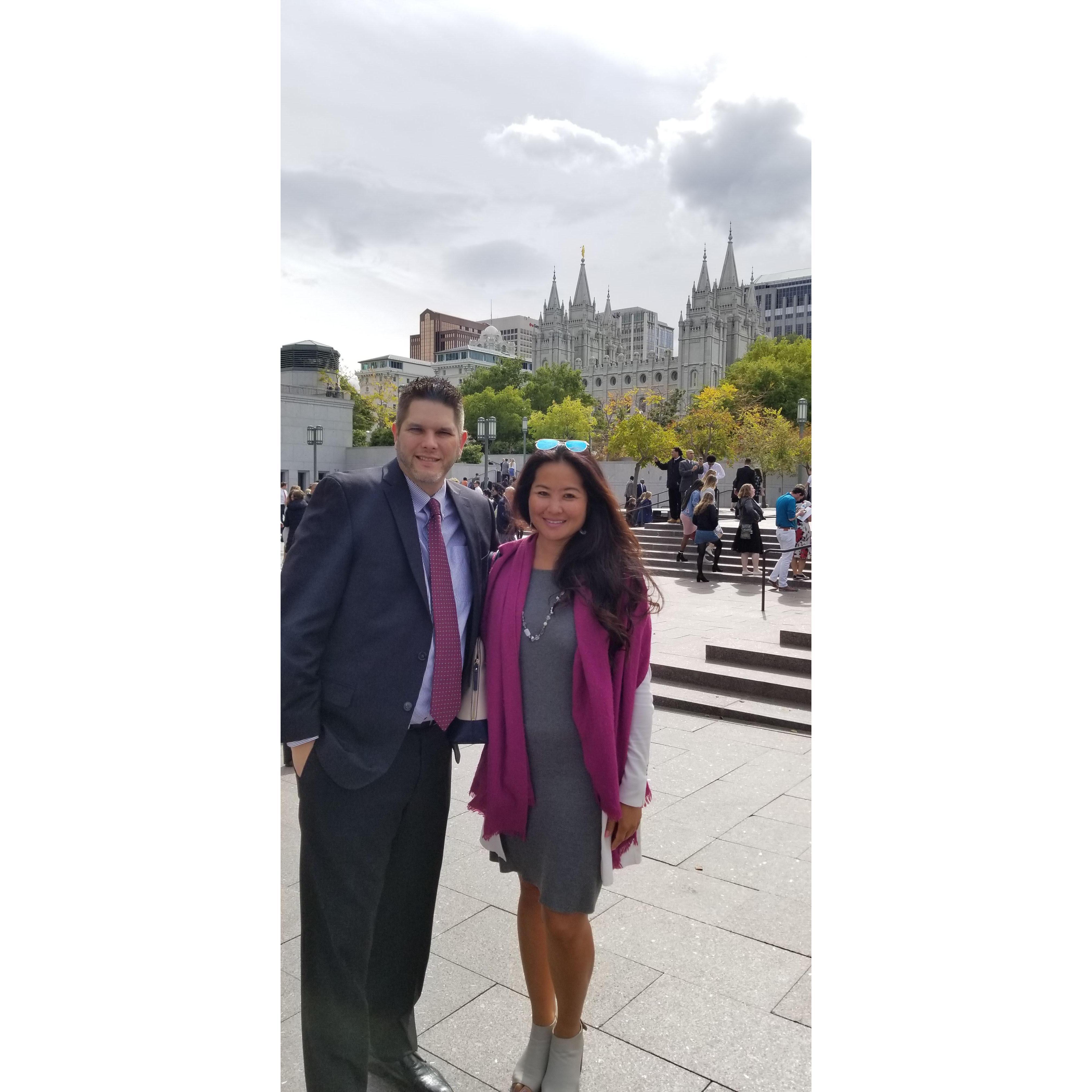 In Salt Lake City for General Conference Fall 2018