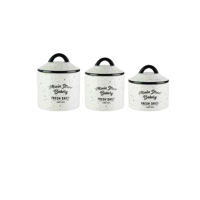 Jay Imports Main Street 3Pc Canister Set
