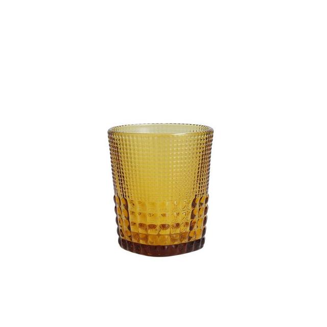 Malcolm Amber Double Old Fashioned Glass, 11.5 oz., Set of 6