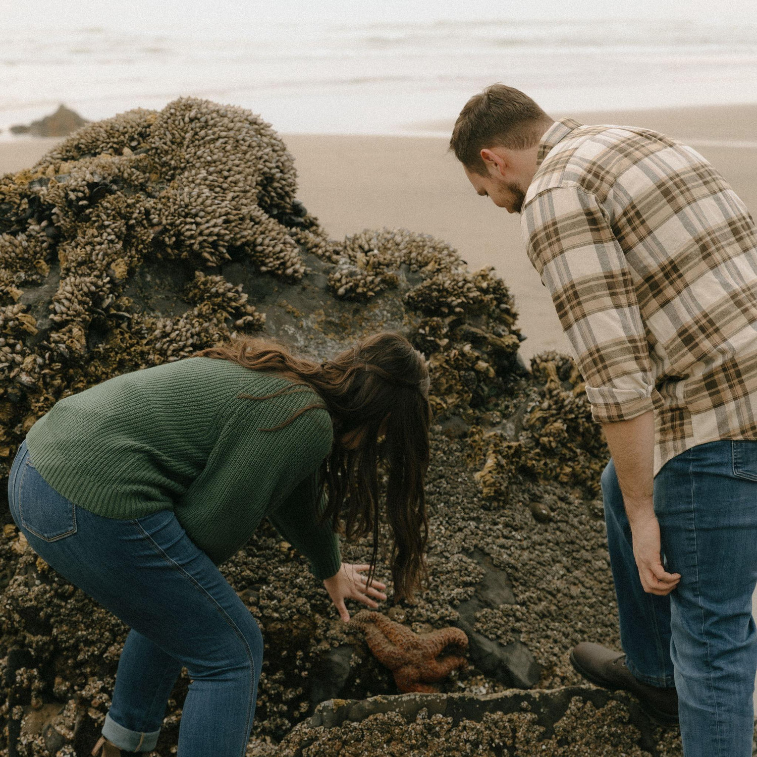 We got distracted by a starfish