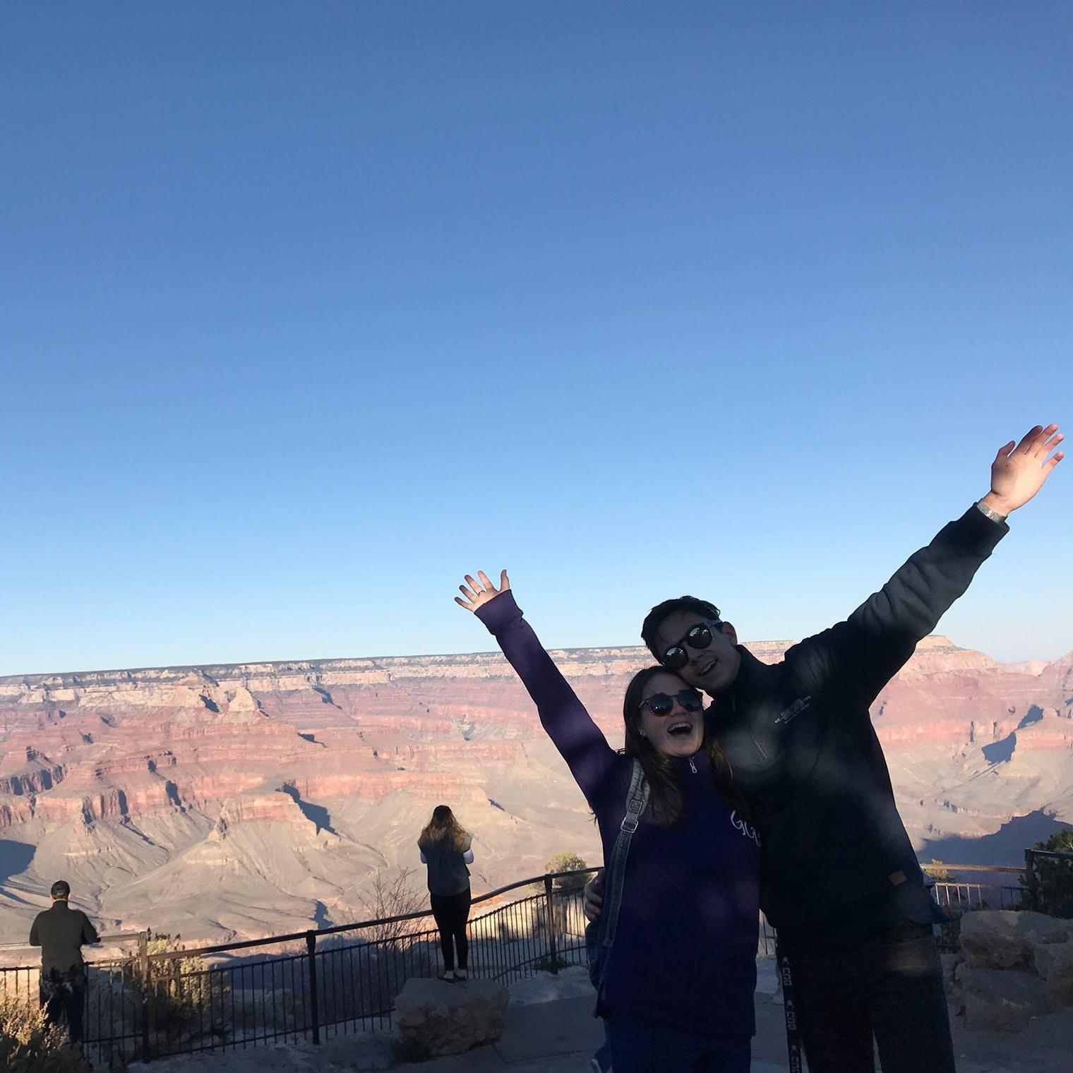 The first, and only time, we went to the actual Grand Canyon