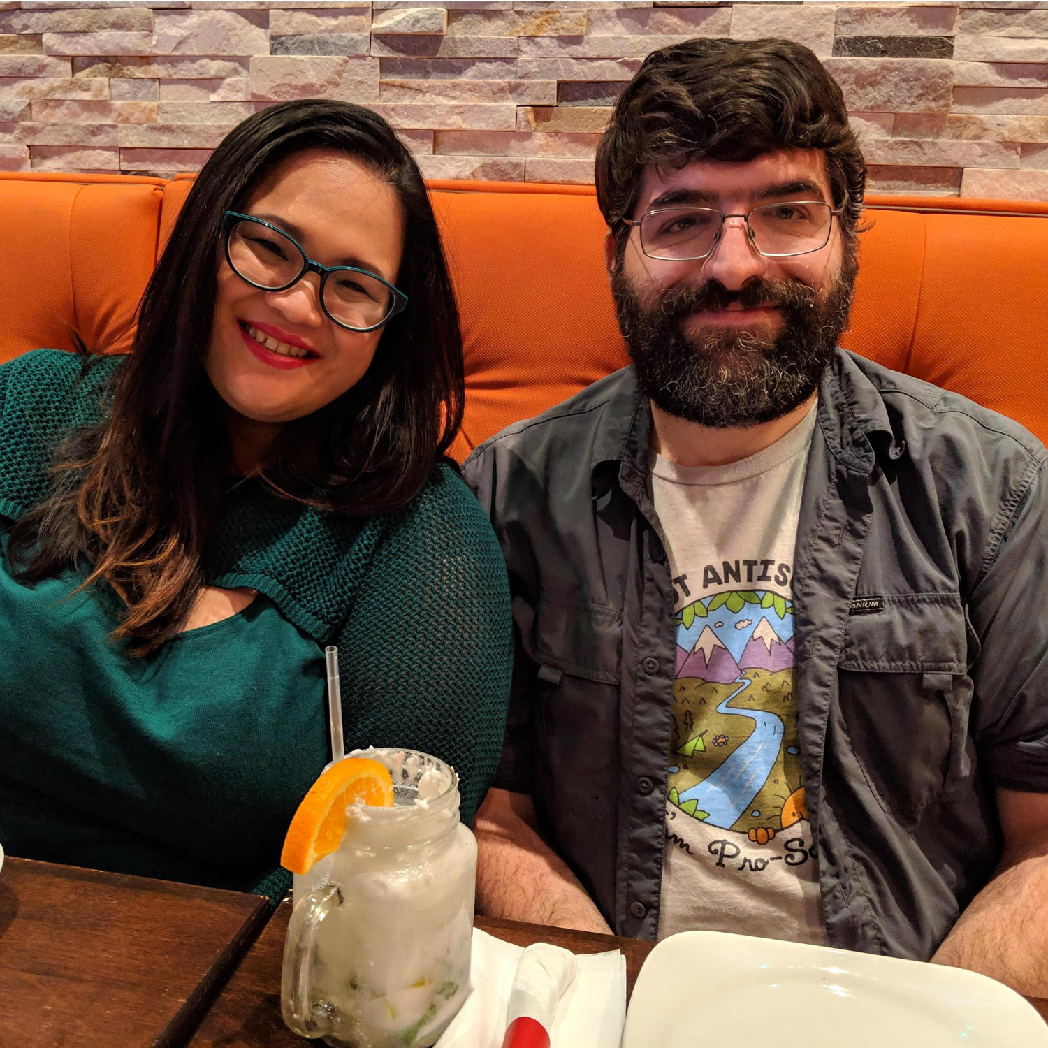 Out for dinner at Noches de Colombia