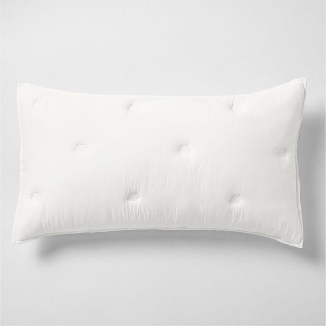 Organic Cotton Voile Pampas Ivory King Bed Pillow Sham