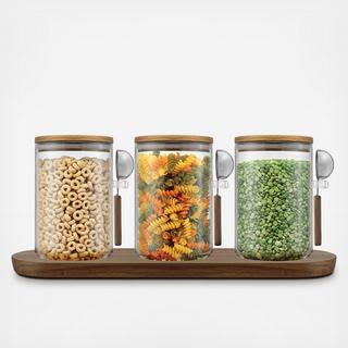 Holden 7-Piece Stackable Storage Canister & Scoop Set