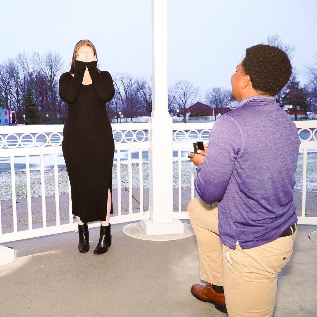The day he popped the question