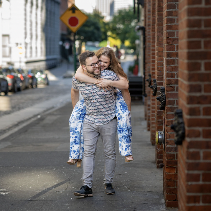 2023 Engagement Photos in Dumbo