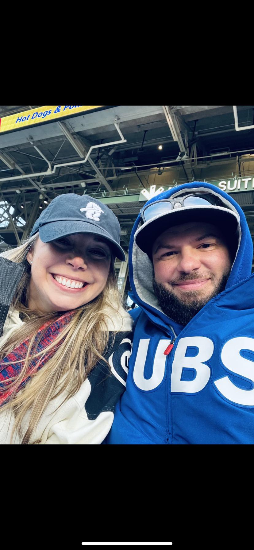 Nicks birthday. I put his name on the Jumbotron, but we missed seeing it because we were in line for a beer. 🍺