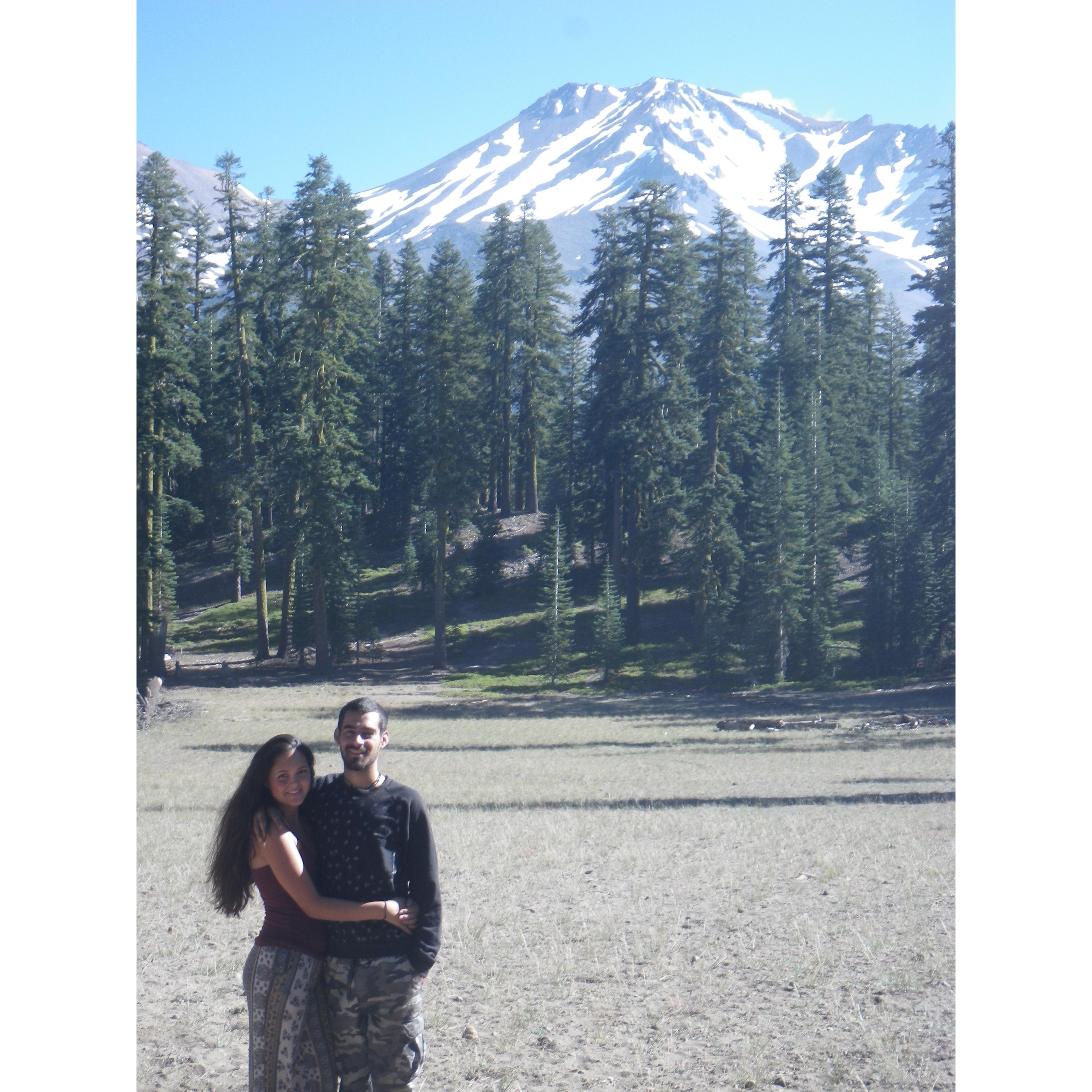 Majestic Mount Shasta in the background