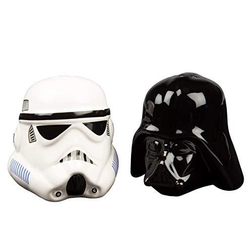 Star Wars Ceramic Salt and Pepper Shakers - Darth Vader & Stormtrooper - Take your Meals to the Darkside!