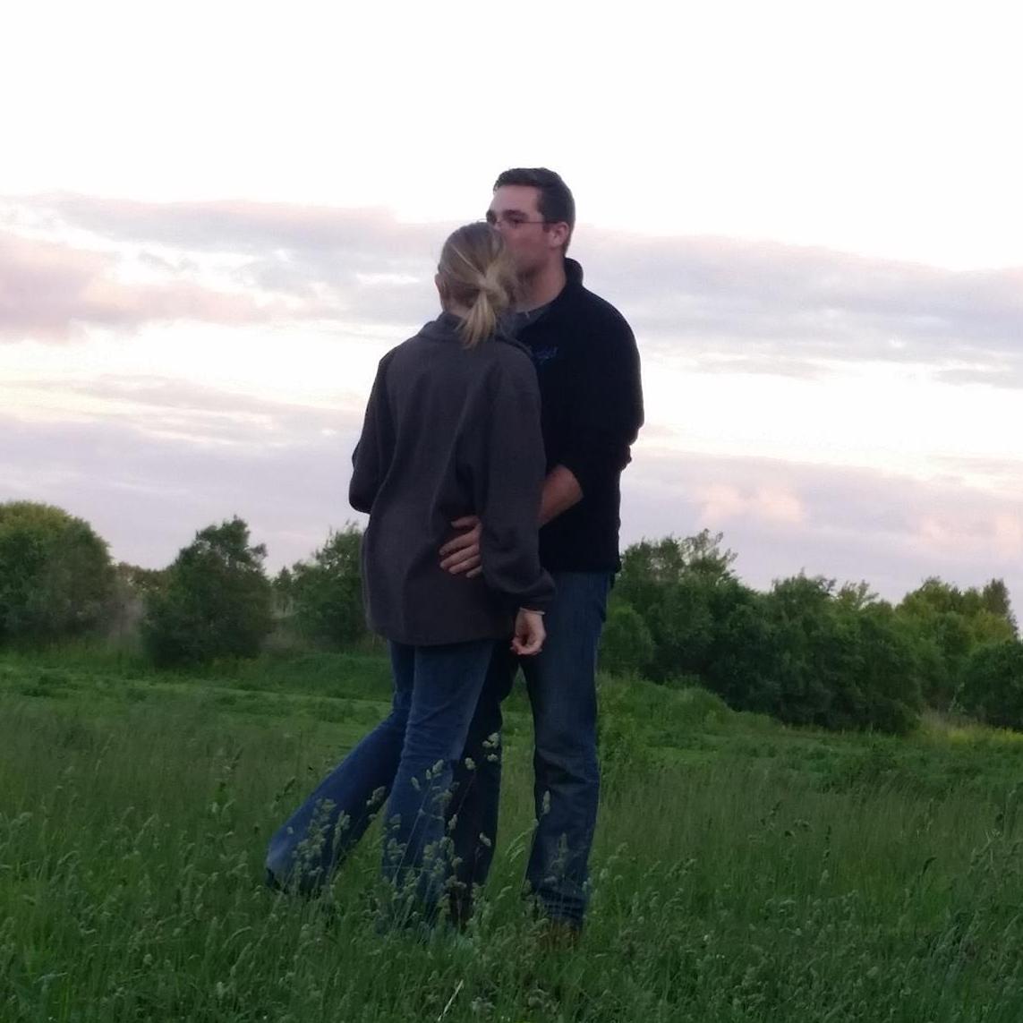 We didn't know there was a picture being taken. <3