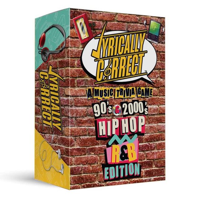 90's and 2000's Hip Hop and R & B Music Trivia Card Game |Multi-Generational Family Gatherings, Adult Game Night and Fun Trivia