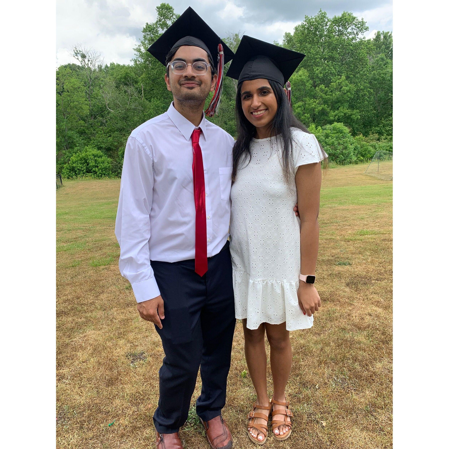 From meeting through genetics class to graduating with our B.S. in Genetics!