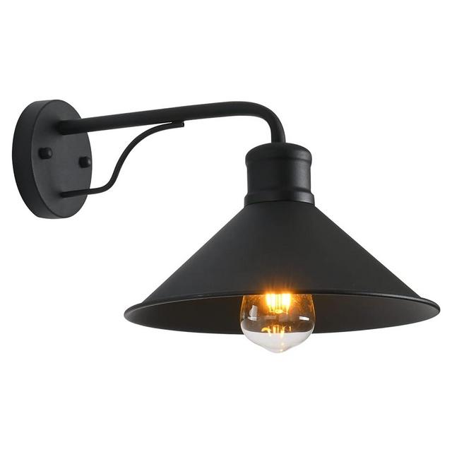 VICTOGATE 1 Pack Outdoor Wall Lights Wall Mount for House, Front Porch Outdoor Wall Light Fixtures Wall Mount, Farmhouse Outdoor Wall Sconce, Classic Barn Lights Outdoor & Indoor-E26 Socket