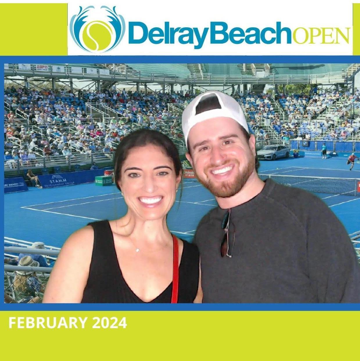 Delray Beach Open tennis tournament!