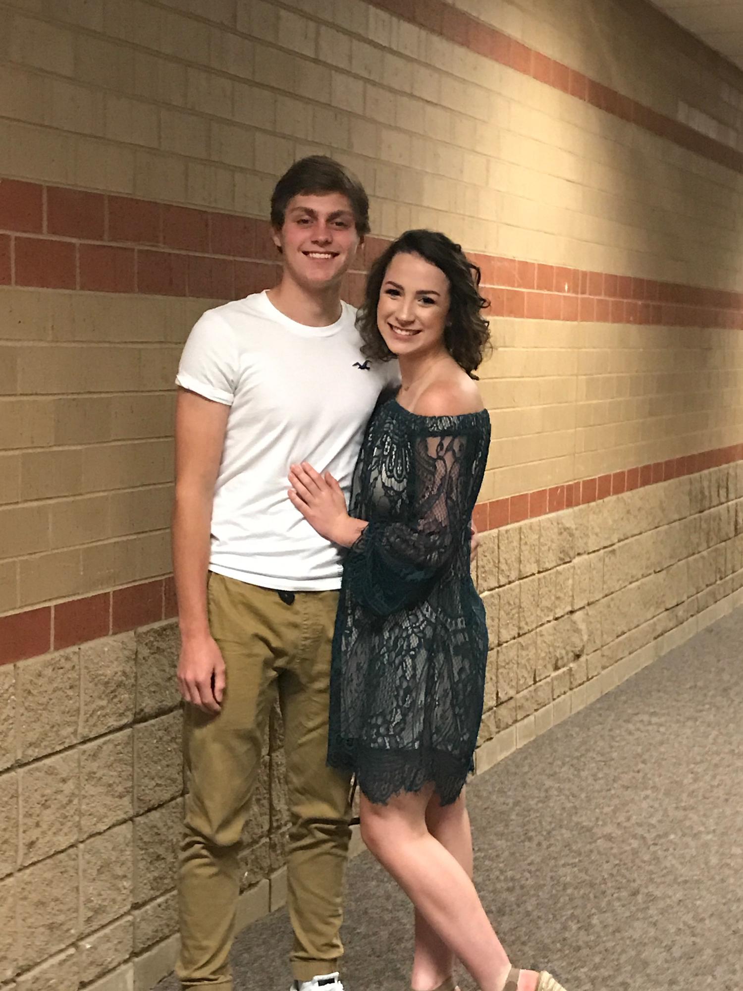 Their first photo together