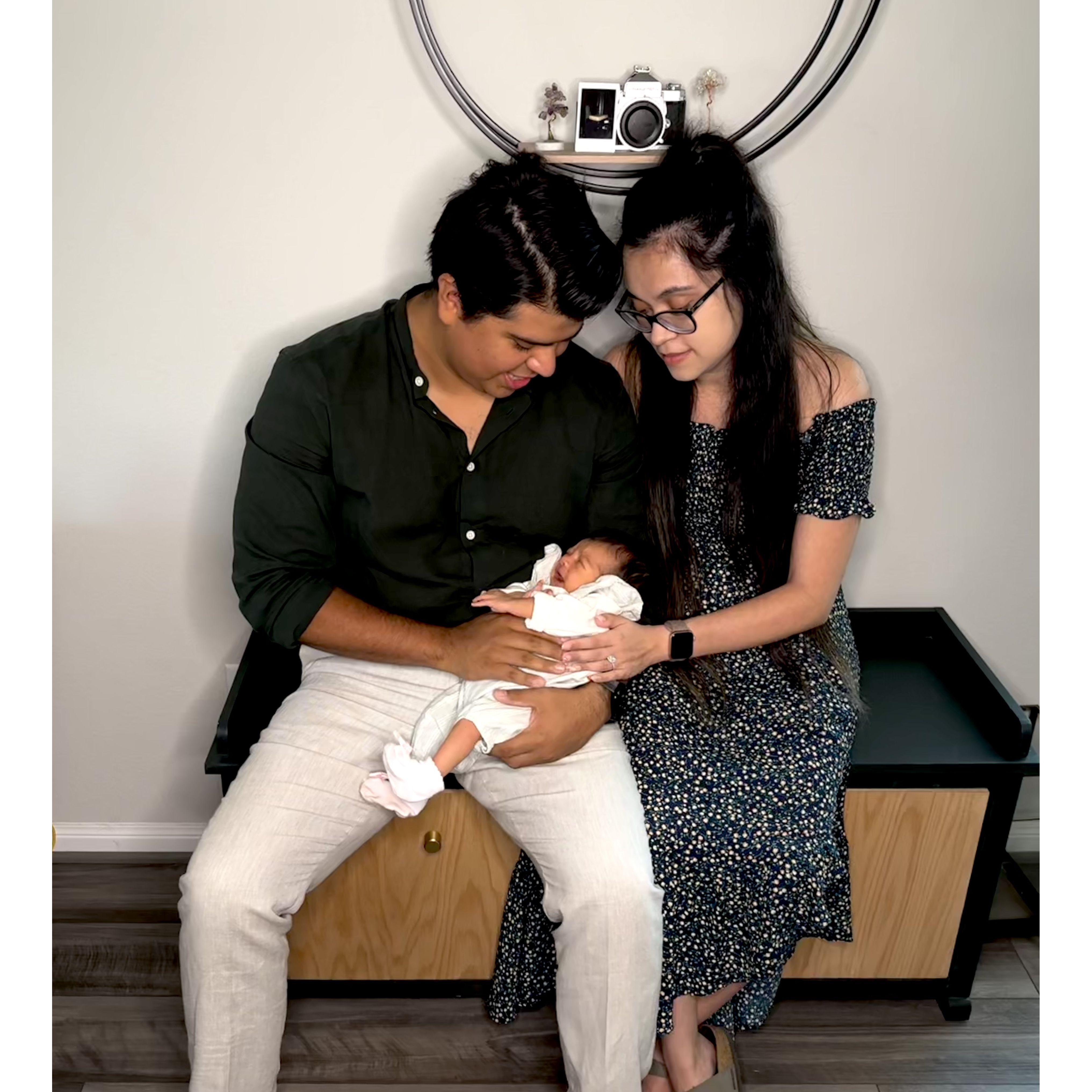 When we said I love you to our new daughter