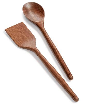 Martha Stewart Collection 2-Pc. Heirloom Walnut Utensil Set, Only at Macy's