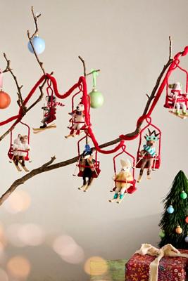 Ski Lift Felt Critter Garland, 72”