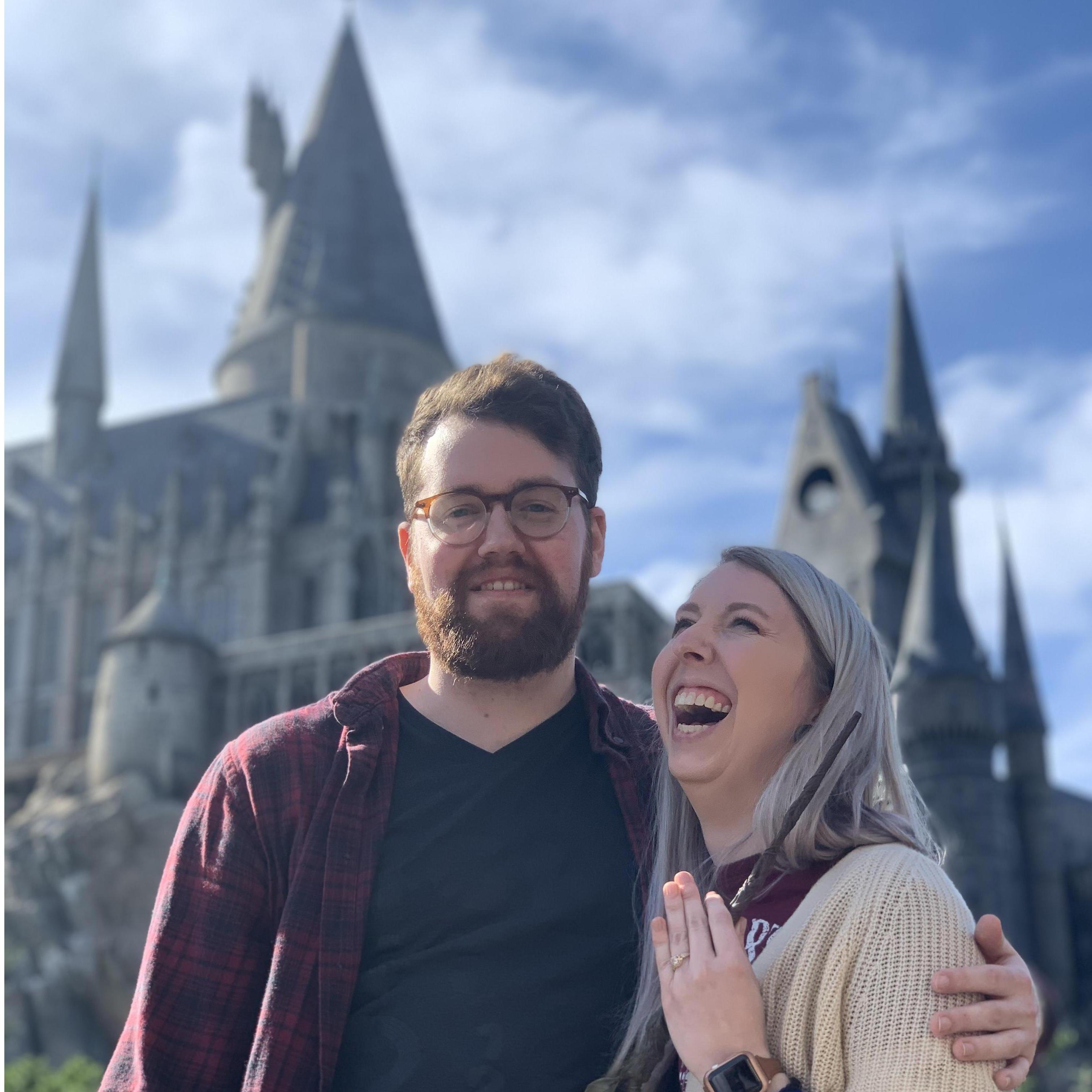 After she said, "yes!"