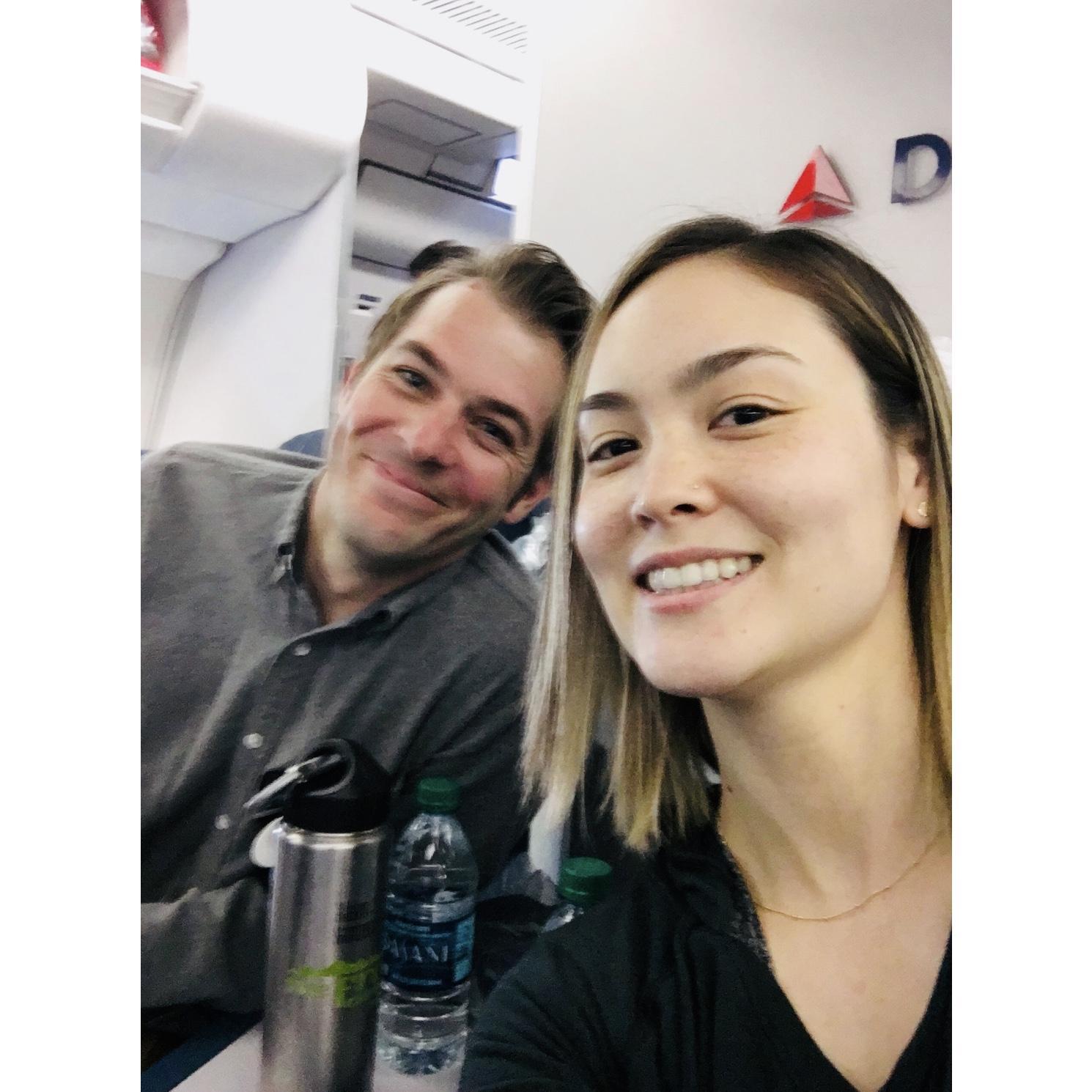 Flying first class to Amsterdam 2017!