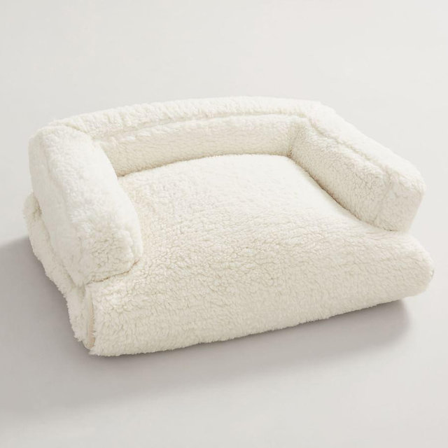 3-In-1 Pet Bed White Sherpa X-Small