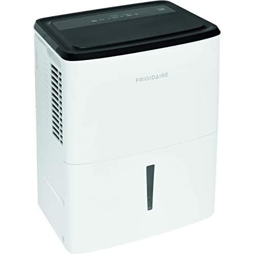 Frigidaire, White 22-Pint Dehumidifier with Effortless Humidity Control