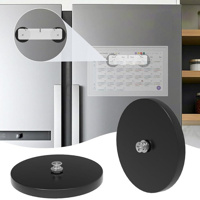 Magnet Mount for Skylight Calendar 15 inch Digital Calendar – No Punch Magnetic Wall Mount for Skylight Calendar, Refrigerator Mount for Skylight Calendar, Accessories for Skylight Calendar (2 Packs)