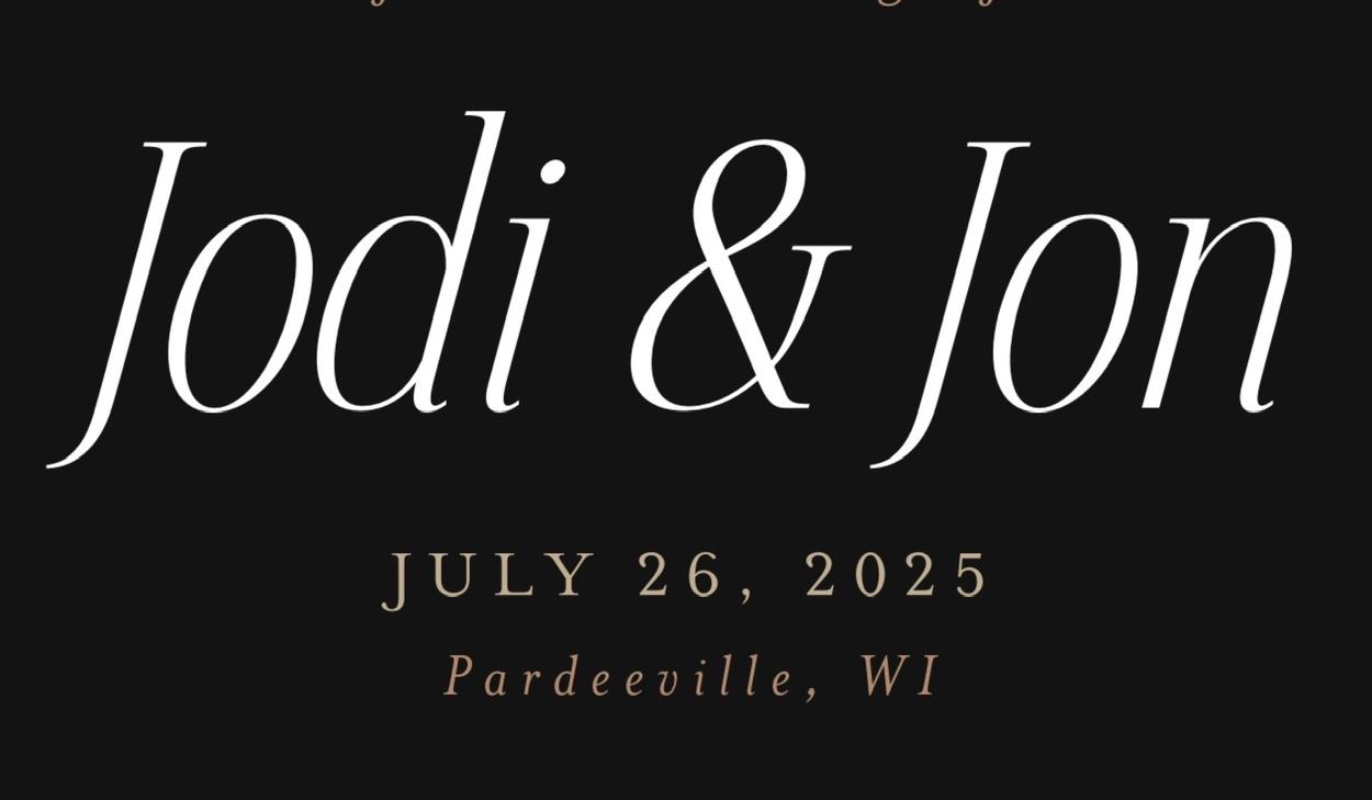 The Wedding Website of Jodi Michalski and Jon Brunt
