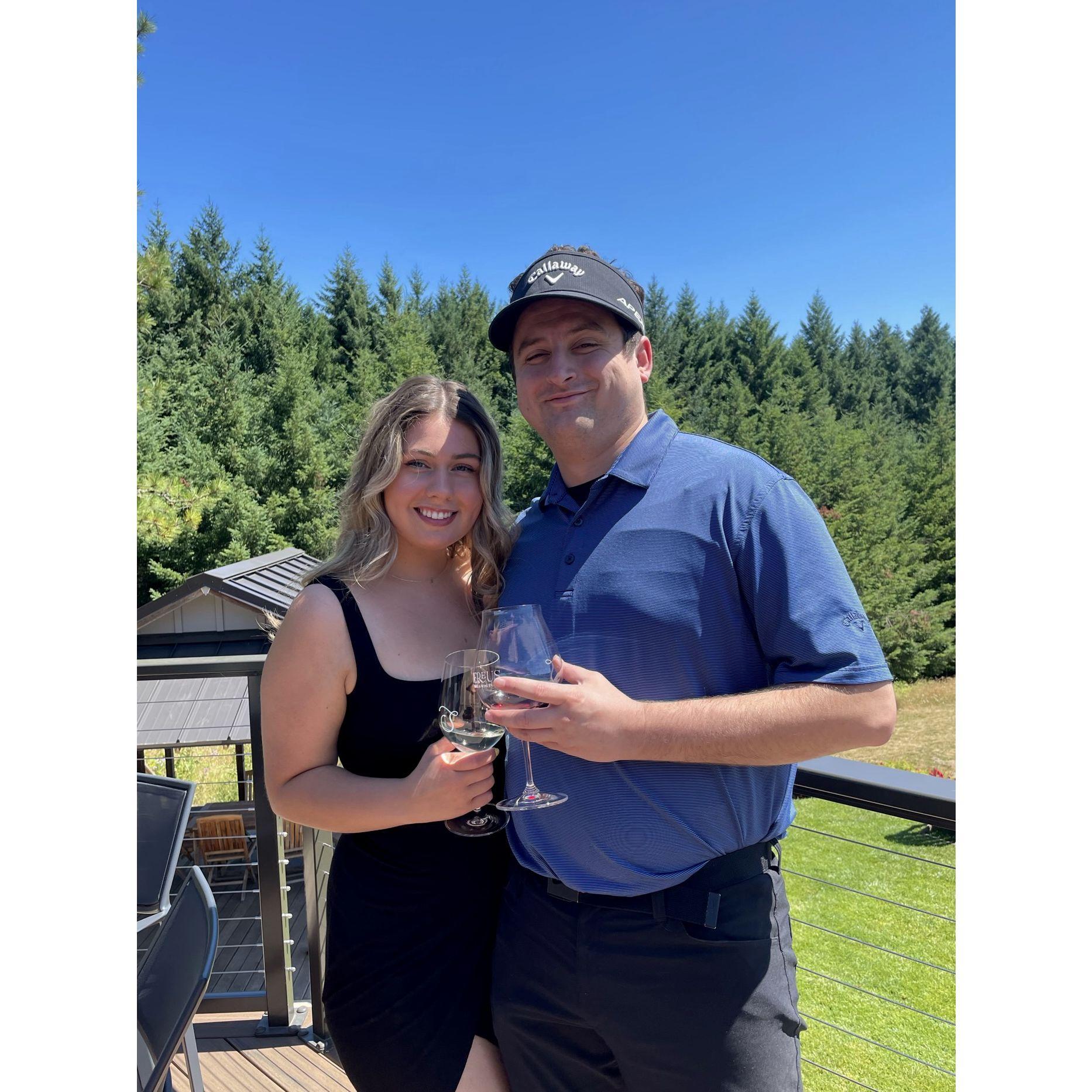 Fun winery date!