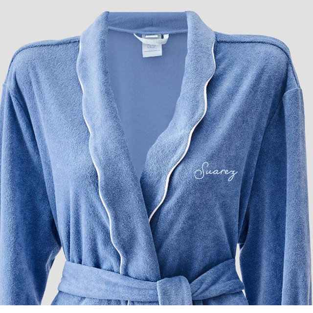 Women's Long Scallop Lightweight Robe