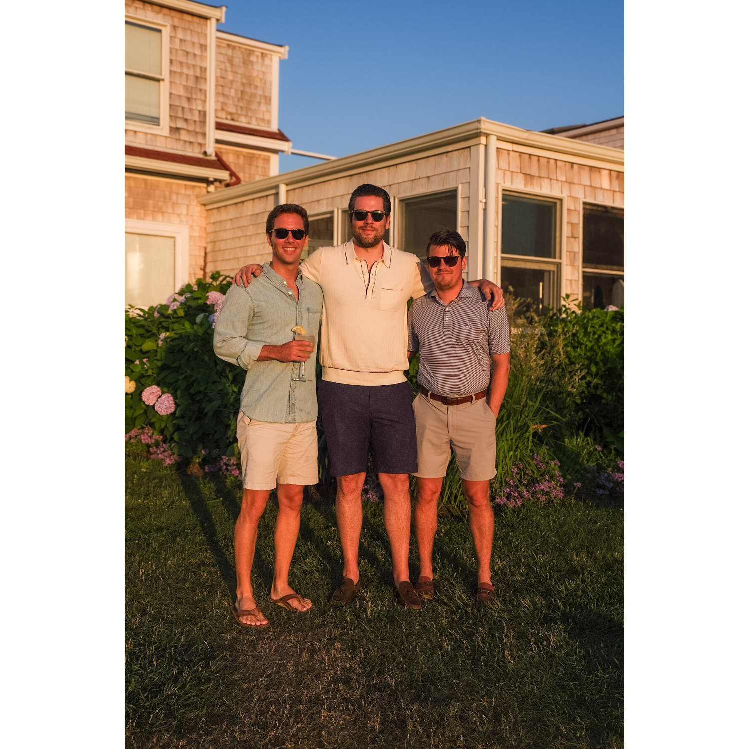 Dinner with friends at our favorite restaurant up island, Outermost Inn