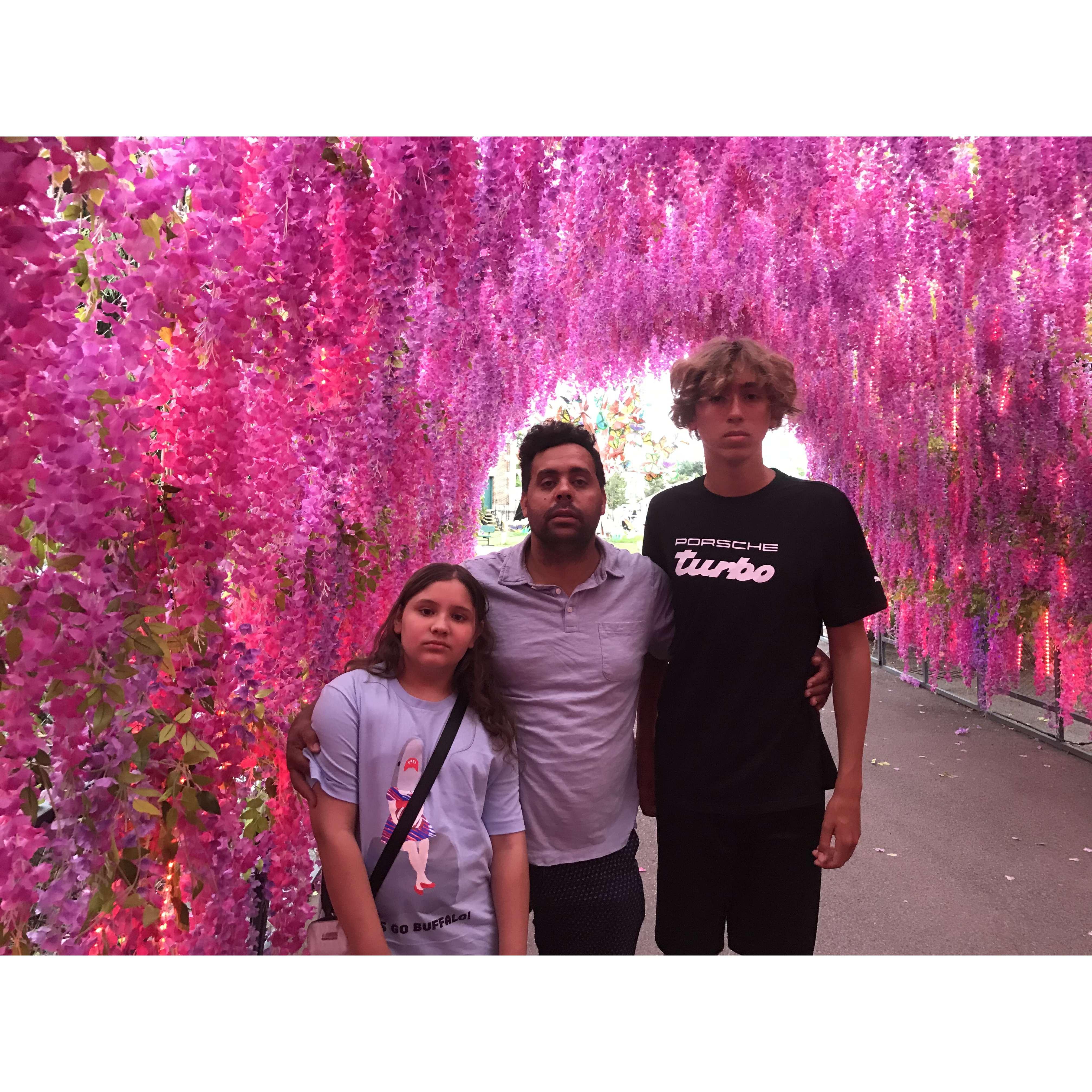 Rogerio with his children - Tessa and Cruz <3