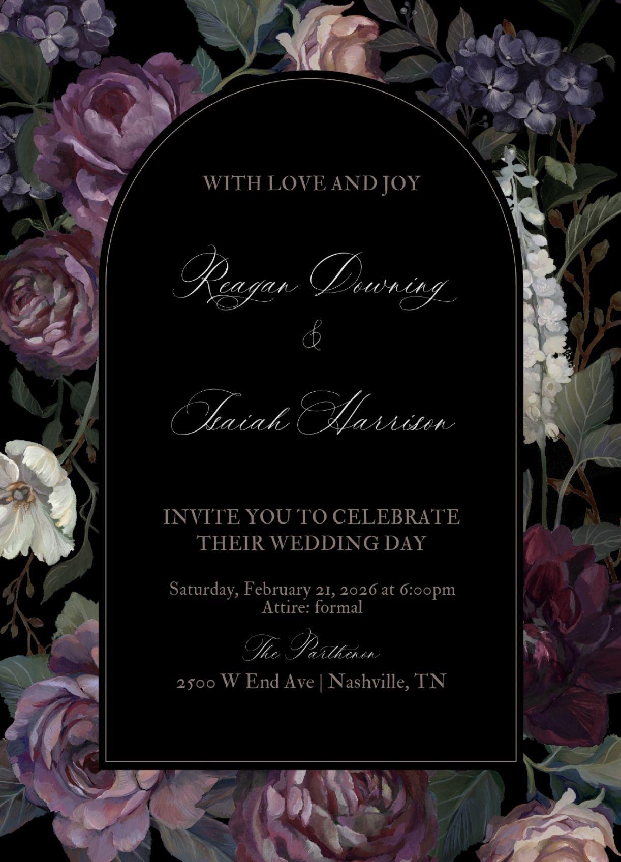 The Wedding Website of Reagan Downing and Isaiah Harrison