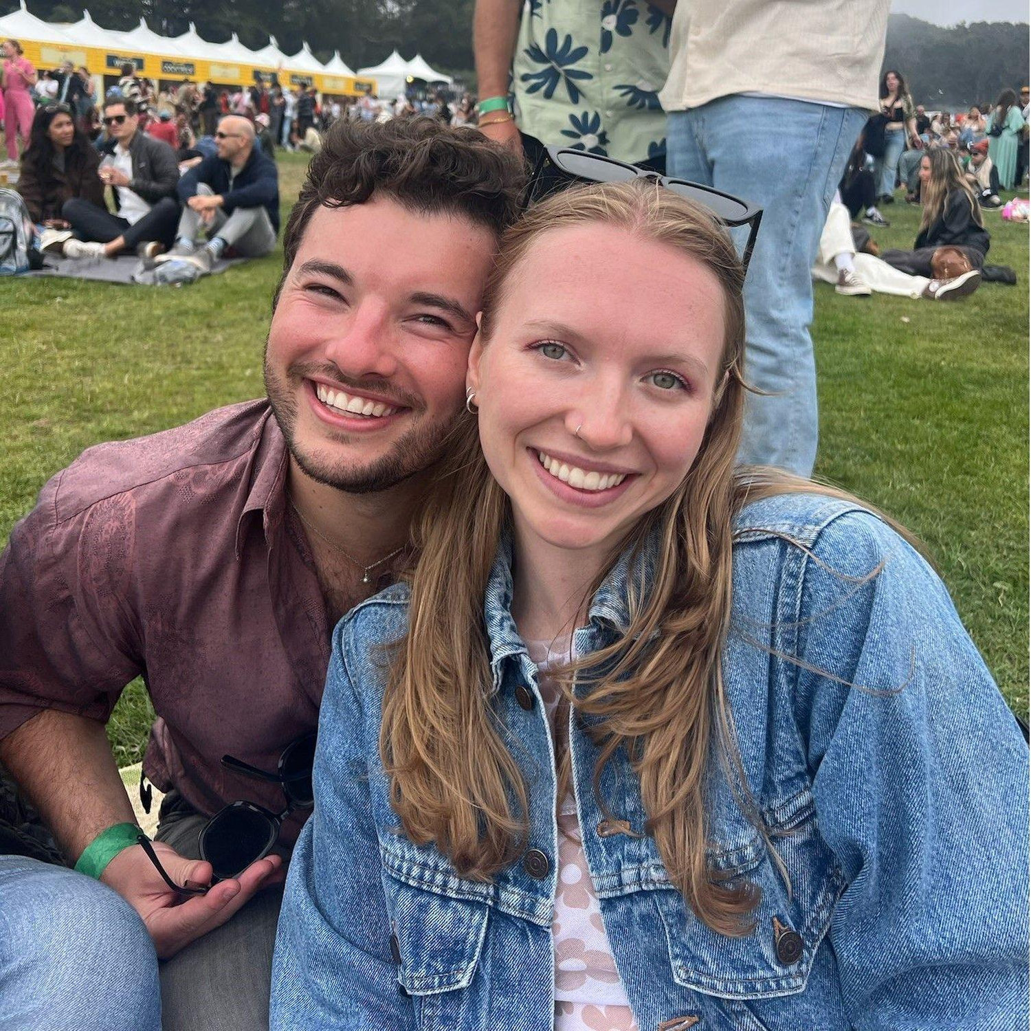 Our first weekend away after our engagement was Outside Lands 2023!