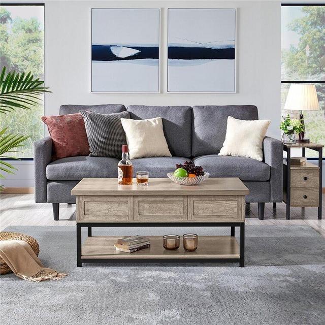 Clintin Lift Top Extendable Coffee Table with Storage