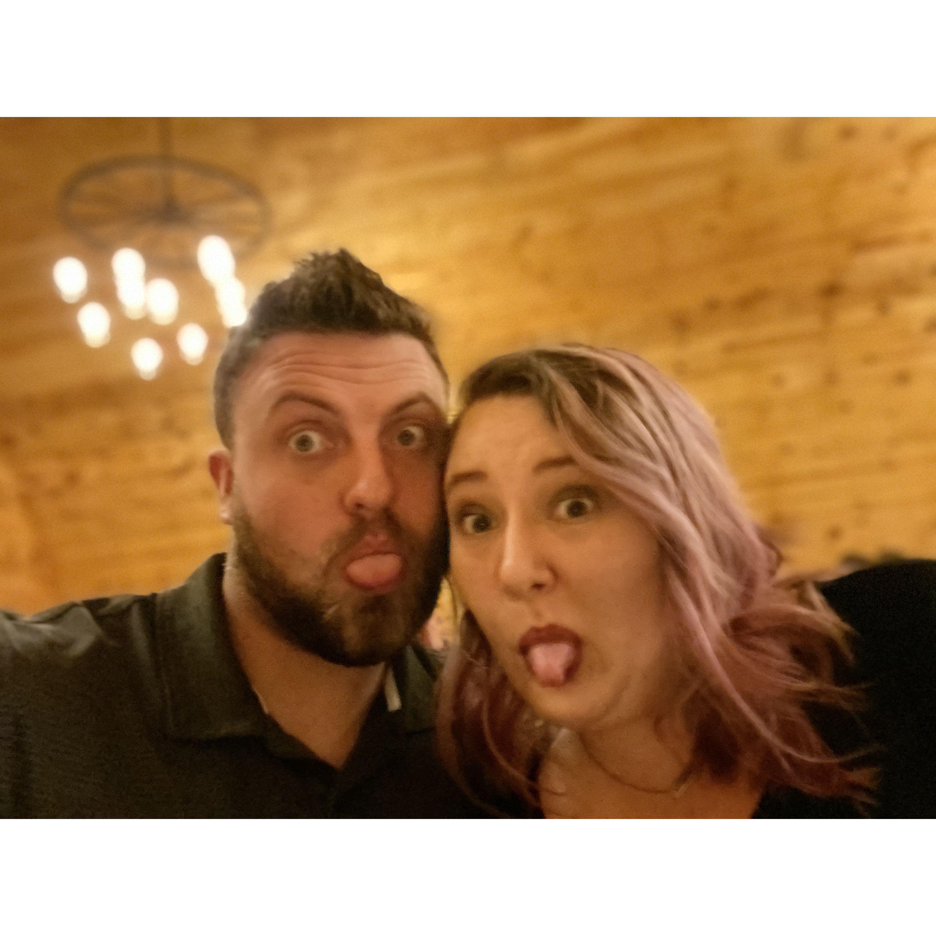 While looking for nice photos I have found a lot more that look like this....nothing wrong with a funny photo but it makes it hard to put together a cute photo montage or our relationship.