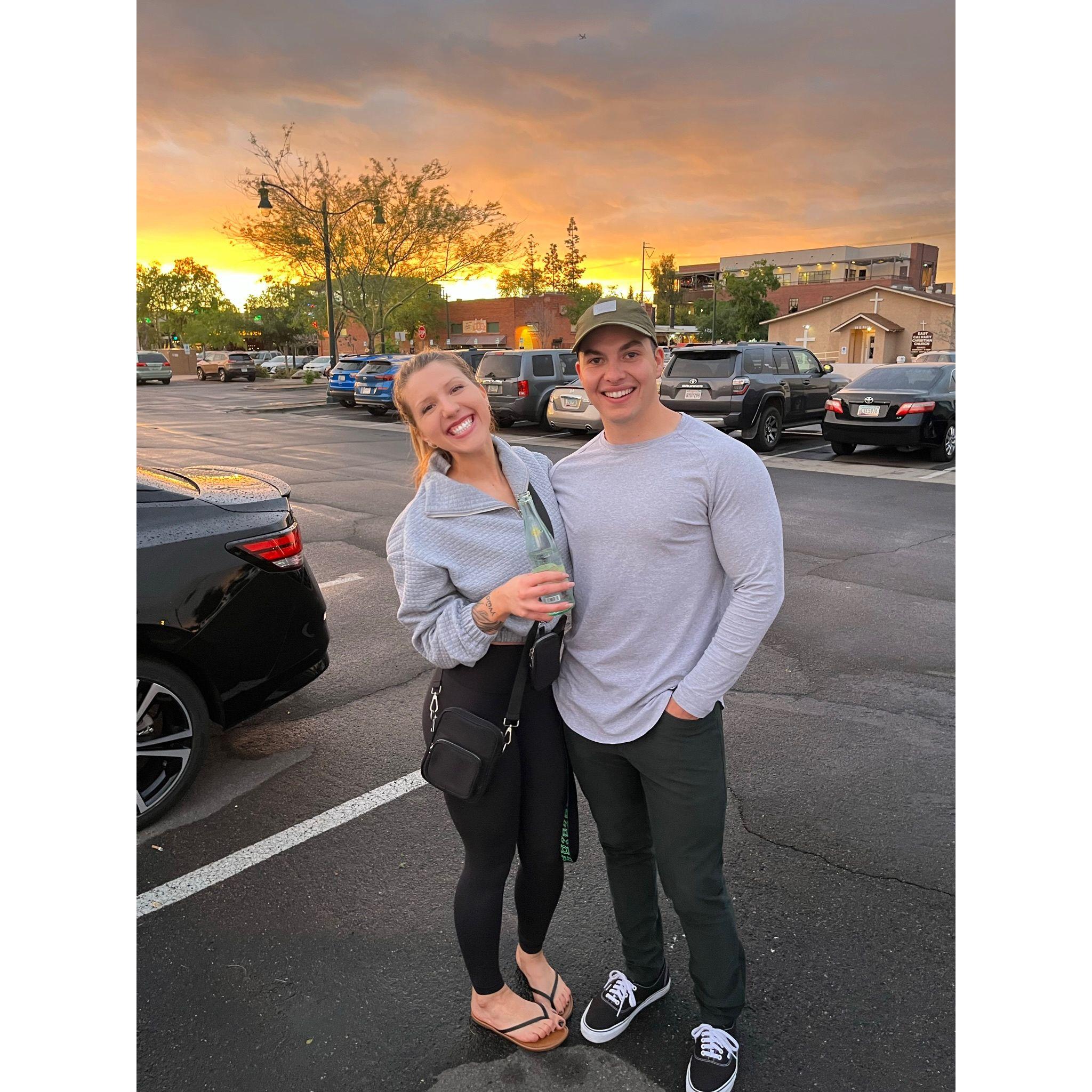 Photo taken by Bill (Tess' Dad) while visiting the couple in AZ.