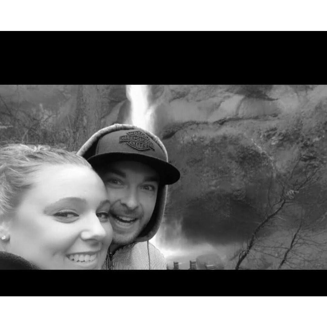 Our first photo together