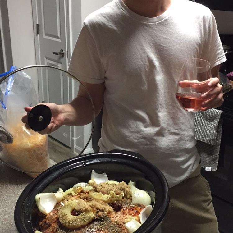 Joey loves to cook!