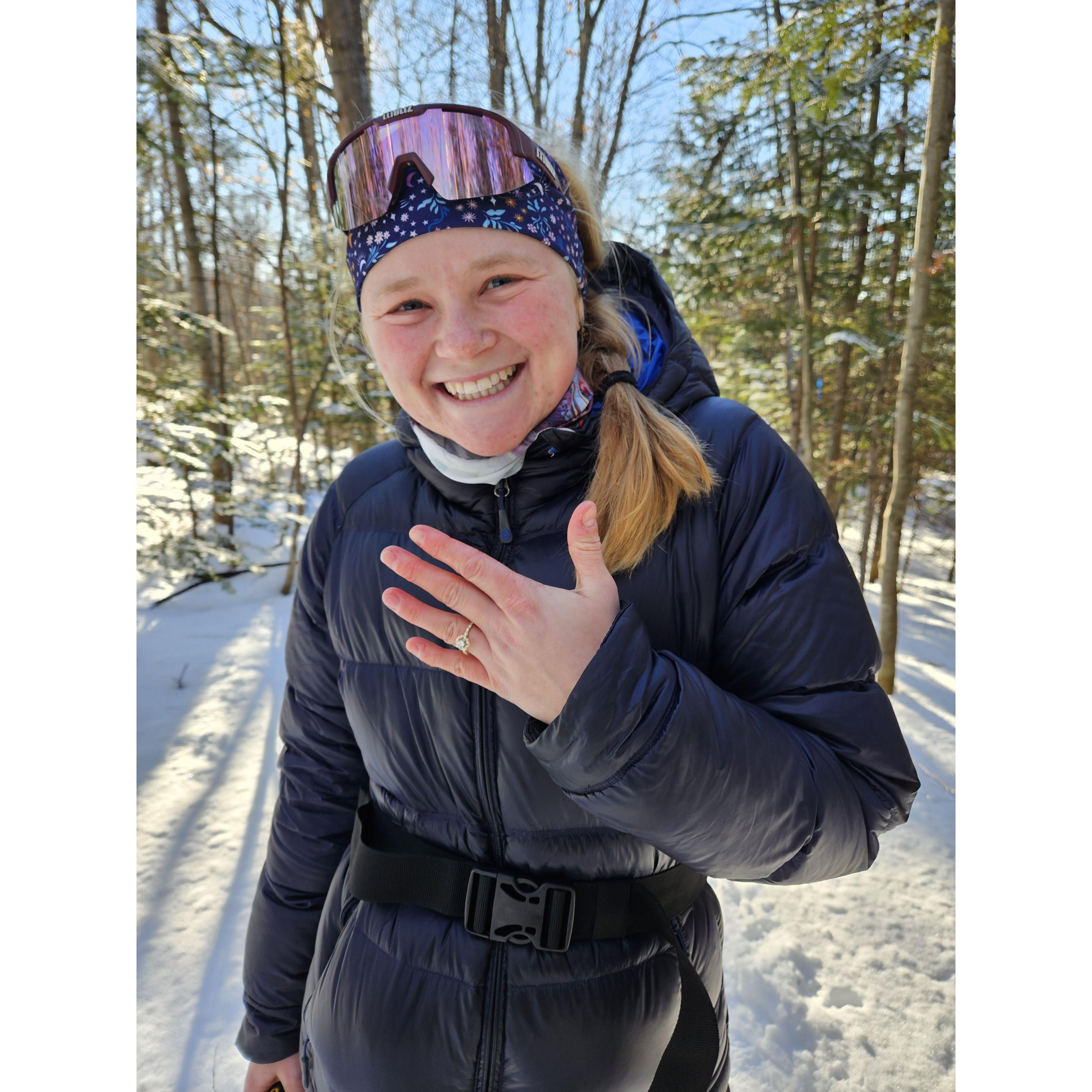 She said "yes"!!!