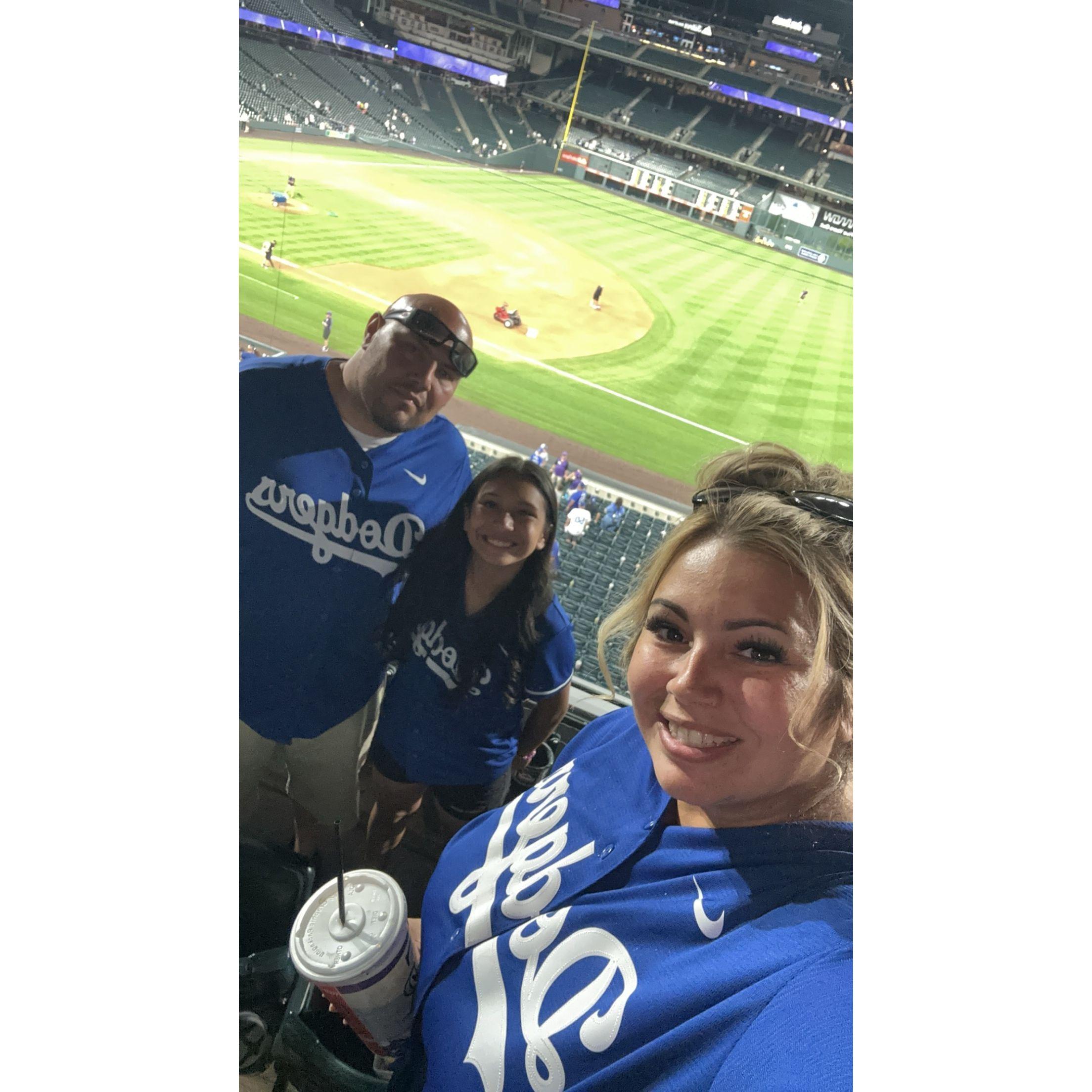 Denver, Colorado Dodgers Vs Rockies