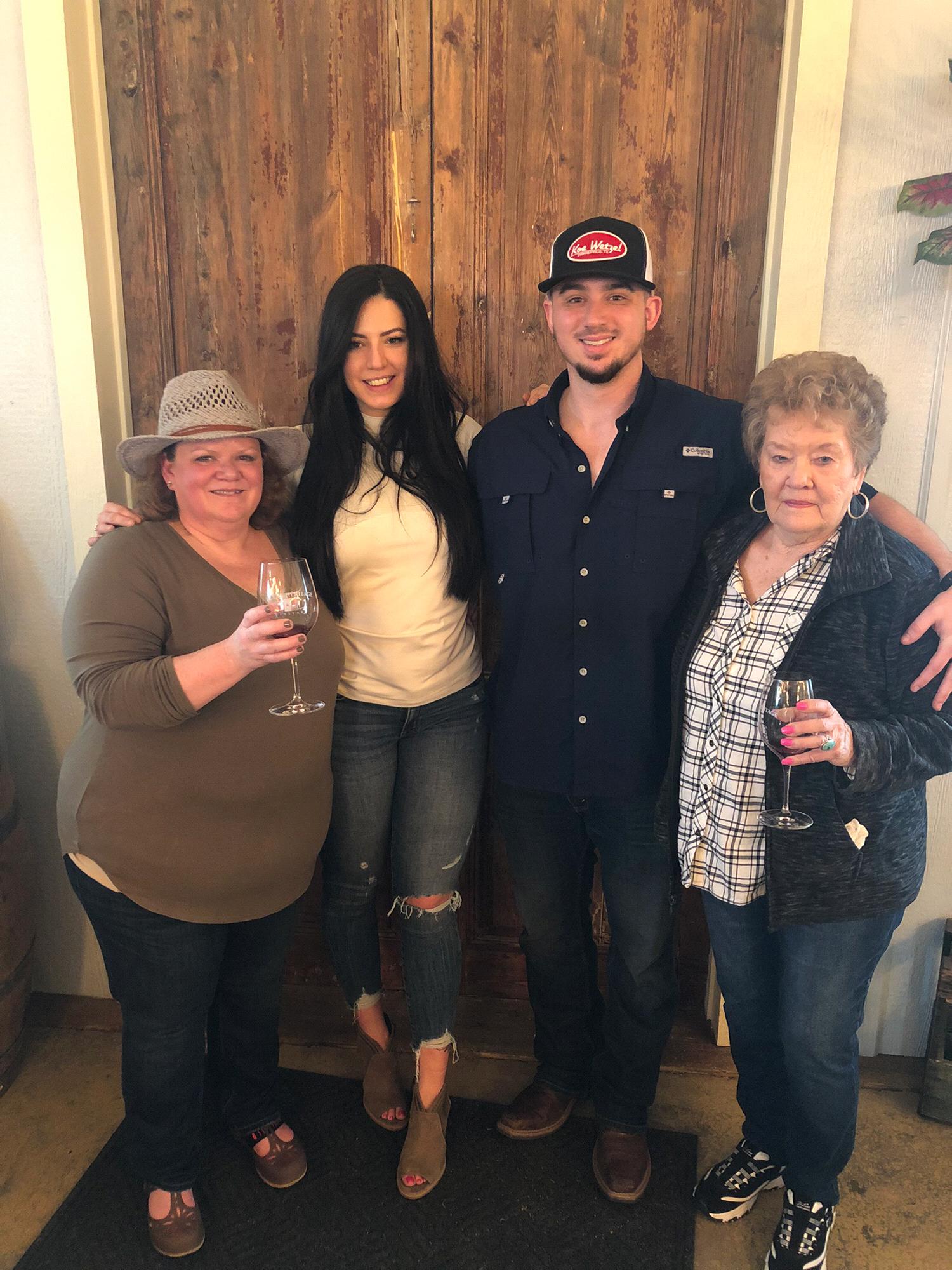 Wine tasting in Fredericksburg, Texas