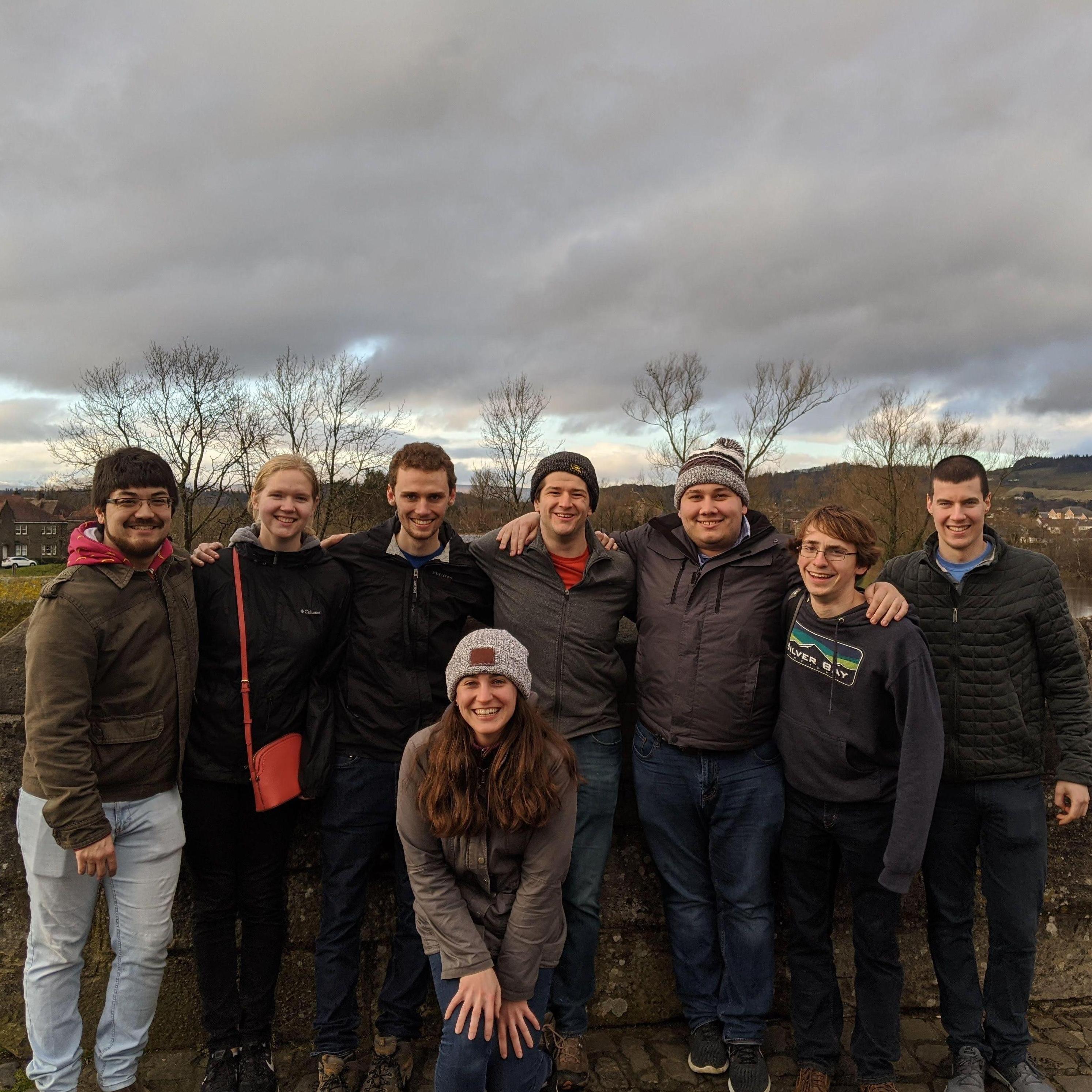 With our friends in Sterling, Scotland, March 2020.