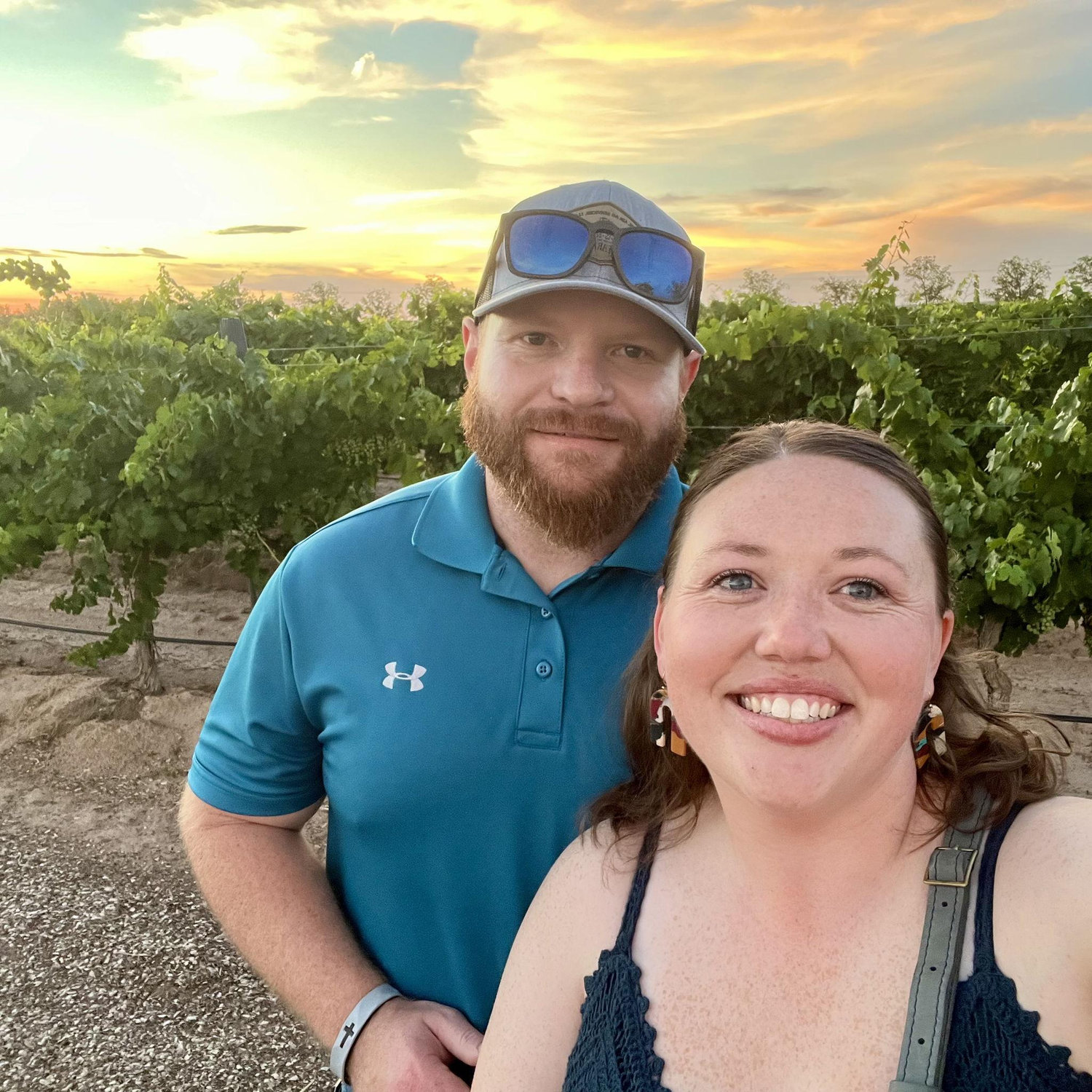 Our first photo together!