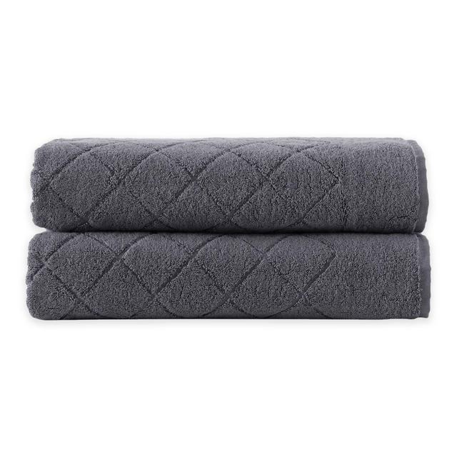 Enchante Home® Gracious Turkish Cotton Bath Sheets in Anthracite (Set of 2)