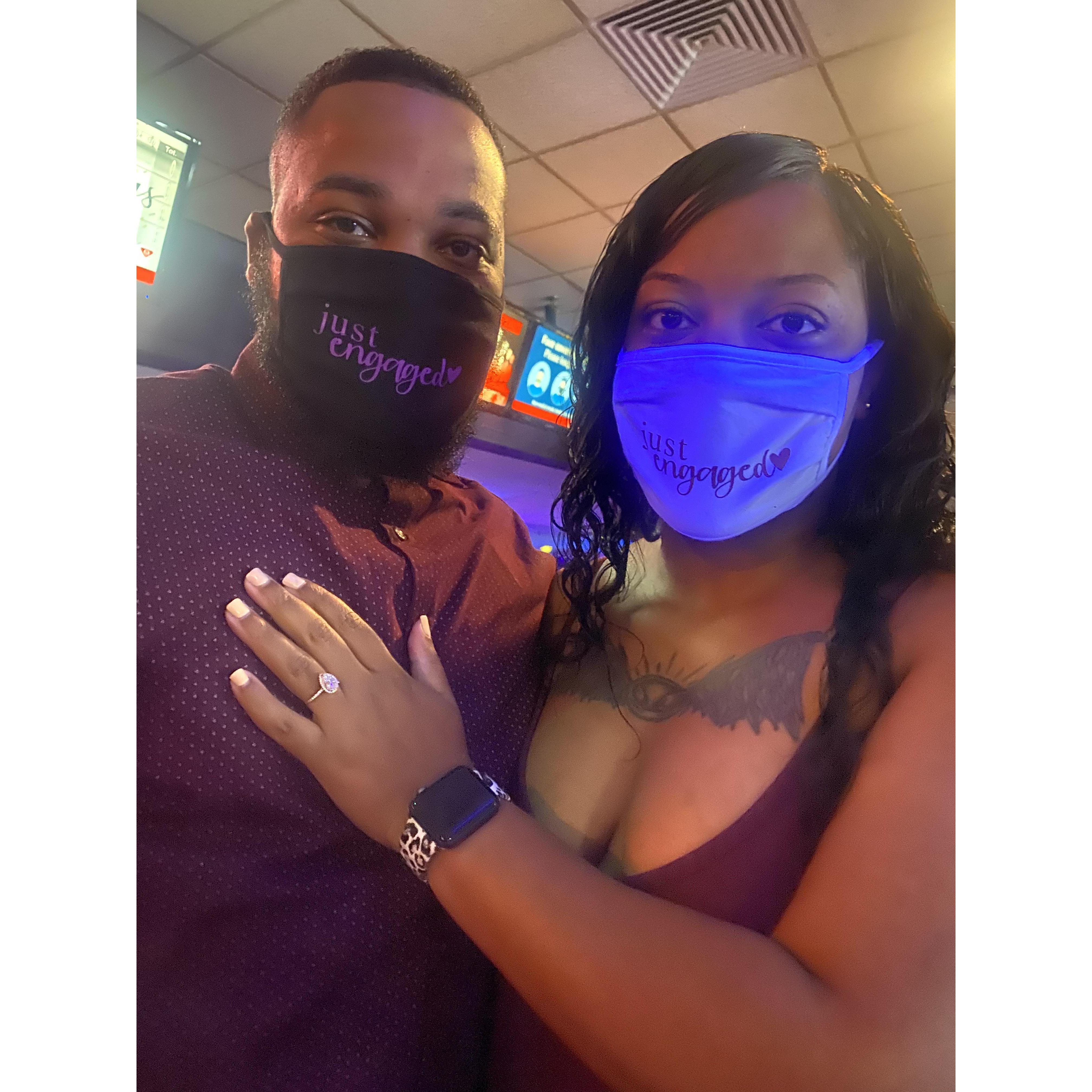 He asked and I said yes